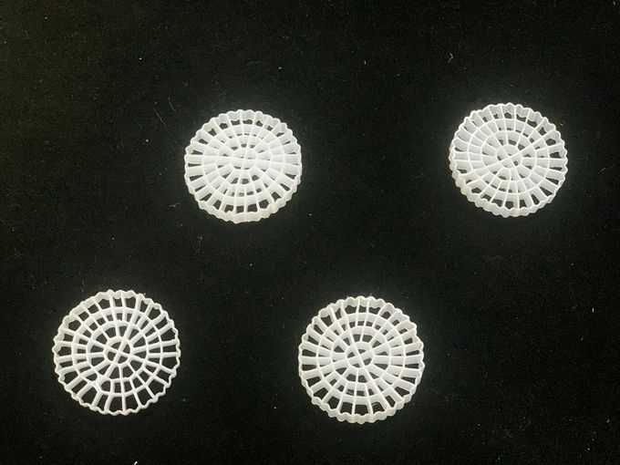 HDPE branco do Virgin da área de superfície dos meios de 25X4mm Mbbr 0